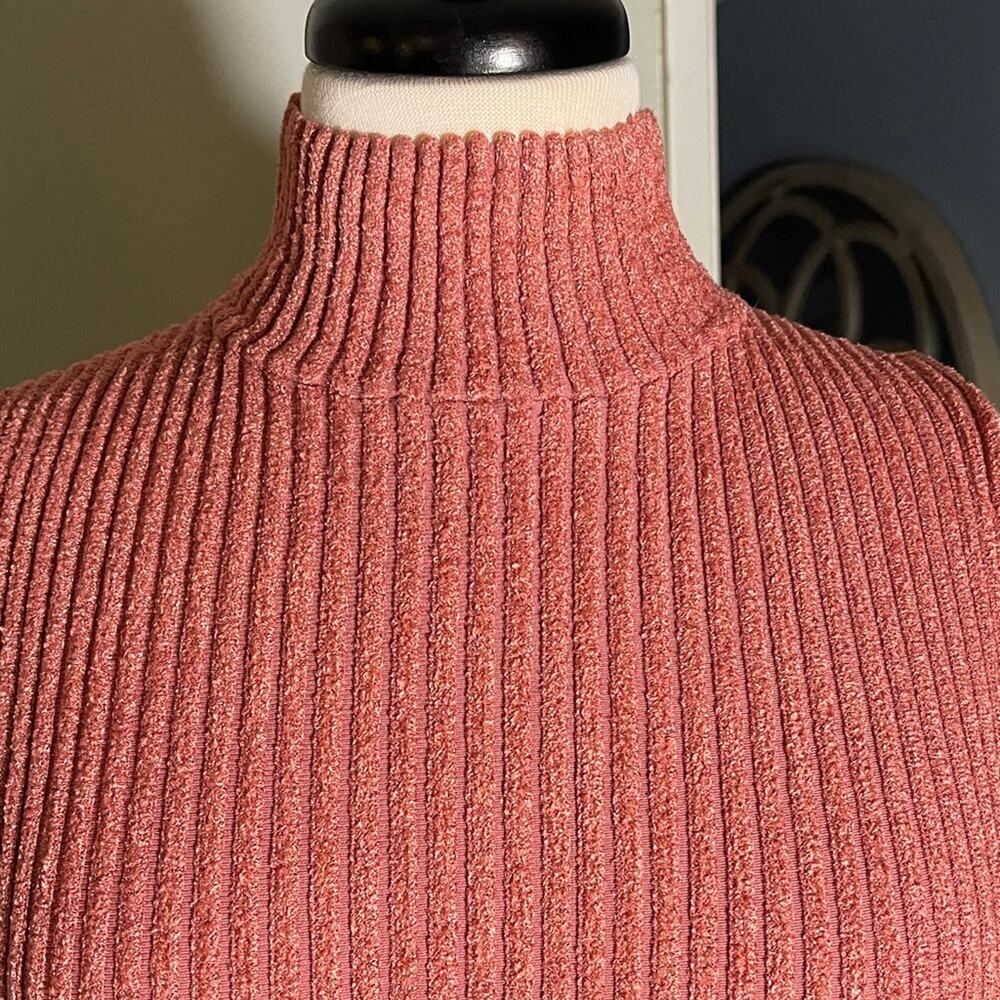 Moth Pink Ribbed Tank Top - Picture 2 of 4